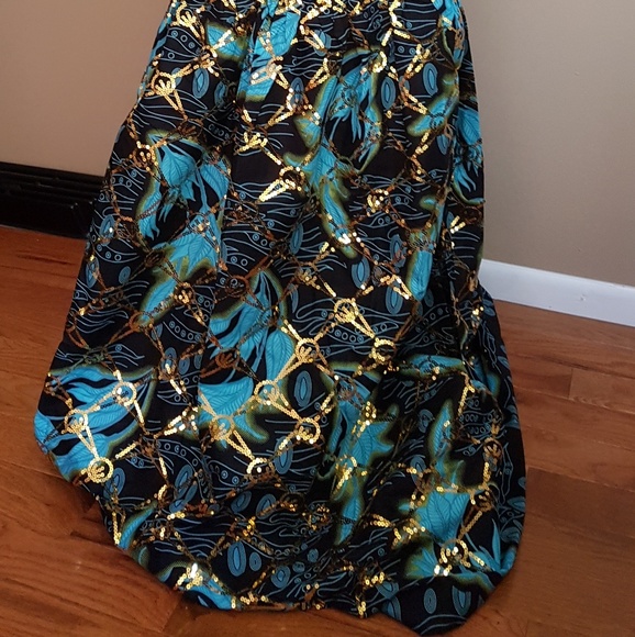 Sequins Ankara Dress Preorder - Picture 8 of 8